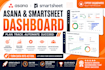 build and setup asana, smartsheet, clickup and notion dashboard for productivity