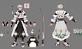 create anime vtuber character reference sheet art design vtuber oc ref sheet