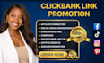 clickbank affiliate marketing link promotion click bank