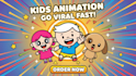make engaging kids learning video, kids video editing and rhymes