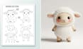 create sewing pattern for plush toy production stuffed animal toy tech pack oc