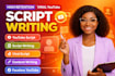 write engaing storytelling script for youtube automation
