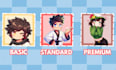 draw your roblox character into an anime style pfp