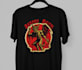 make retro t shirt halloween devil logo