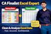 clean messy excel data, remove duplicates, formatting