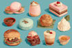 make a food pop art illustration