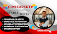 setup airtable database, airtable automation, CRM, softr, clay integration