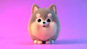 create a cute 3d pixar style pet character portrait