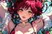 create aesthetic anime character illustration