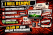 hide google bad profile links, mugshots, facebook posts, mugshots, tweet urls