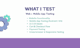 be your QA tester for your web and mobile app testing