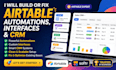 build or fix airtable automations, interfaces, and CRM as your airtable expert