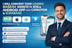 convert lovable base44 website to ios and android app with capacitor supabase