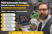 do pcb schematic design, circuit layout, pcb assembly and hardware development