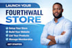 fourth wall website design fourthwall store set up merch tshirt pod design