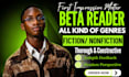 be a beta reader romance beta reader beta reader fantasy thriller beta reader