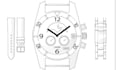 do watch technical drawing wristwatch design 3d watch skeleton for manufacturing