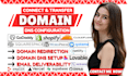connect or point godaddy domain shopify store netlify replit or email