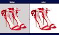 do clipping path background removal shadow creation