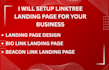 create compelling linktree landing page for your business