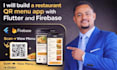 build a restaurant qr menu app with flutter and firebase