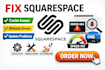 fix squarespace website not updating cache issues live website errors fast