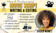 do format, edit and proofread movie script, screenplay formatting in final draft