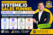 build systeme io sales funnel ,stan store, shopify digital product, etsy pod