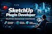 develop sketchup plugins, ruby API tools and automation