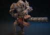 modular 3d biochemical monster,ue5 manny skeleton,humanoid character,robot,fur3d