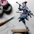 model painting such as dnd , warhammer