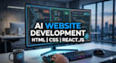 do ai software development, full stack website backend, front end develop