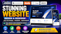 design a stunning seo optimized website using jimdo squarespace duda tilda wix