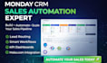 do monday com crm automation, leads capture workflow for business