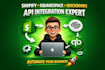 do shopify, squarespace quickbooks API app integration for your business