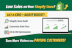 do conversion rate optimization with expert cro audit and shopify store redesign
