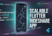taxi booking app cab booking uber clone rideshare flutter mobile app developer