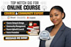 skool community setup create  kajabi online course content and skool automation