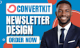 setup convertkit newsletter design kit email sequence kit landingpage convertkit