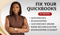 fix quickbooks errors, cleanup and catch up your bookkeeping