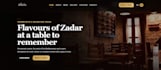 modern responsive website for restaurants and apartments