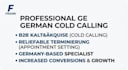 do  b2b cold calling kaltakquise and terminierung in german