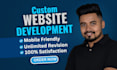 do custom ai website development as a full stack web developer
