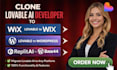 lovable to wix, lovable to wordpress, clone lovable ai dev base44 replit ai n8n