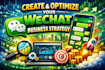 create and optimize your wechat business strategy