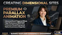 create parallax website, add parallax animation to your website, scroll effect