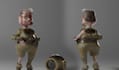 3d character rigging blendshape animate cc4 rig facial rig c4d rig model
