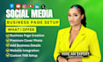 create and setup facebook business page