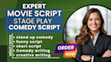 write your comedy script stand up comedy short film stage play comedian script