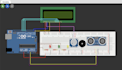 write arduino code and tinkercad simulation for your project